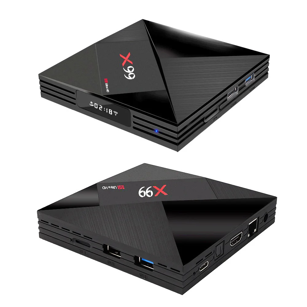 ТВ-приставка X99 на Android 4 ГБ 64 Rockchip RK3399 2 4G Wi-Fi поддержка USB 3 0 потоковая передача с