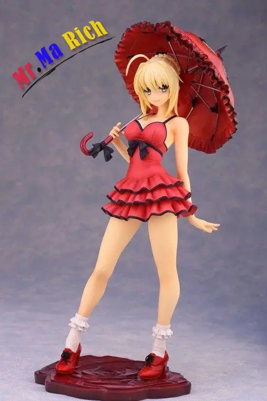 Японский аниме Fate Stay Night saber GSC красный зонтик VER. Saber сексуальная фигурка игрушка NB