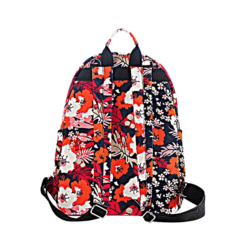 Flower Backpack Female Fashion Multifunction Mummy Bag Large Capacity Nappy For Stroller Light Baby Care | Мать и ребенок