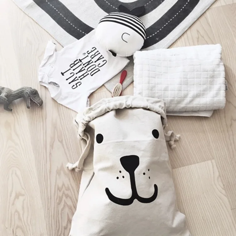 Многофункциональная стиральная машинка мультфильм дизайн холст корзина для