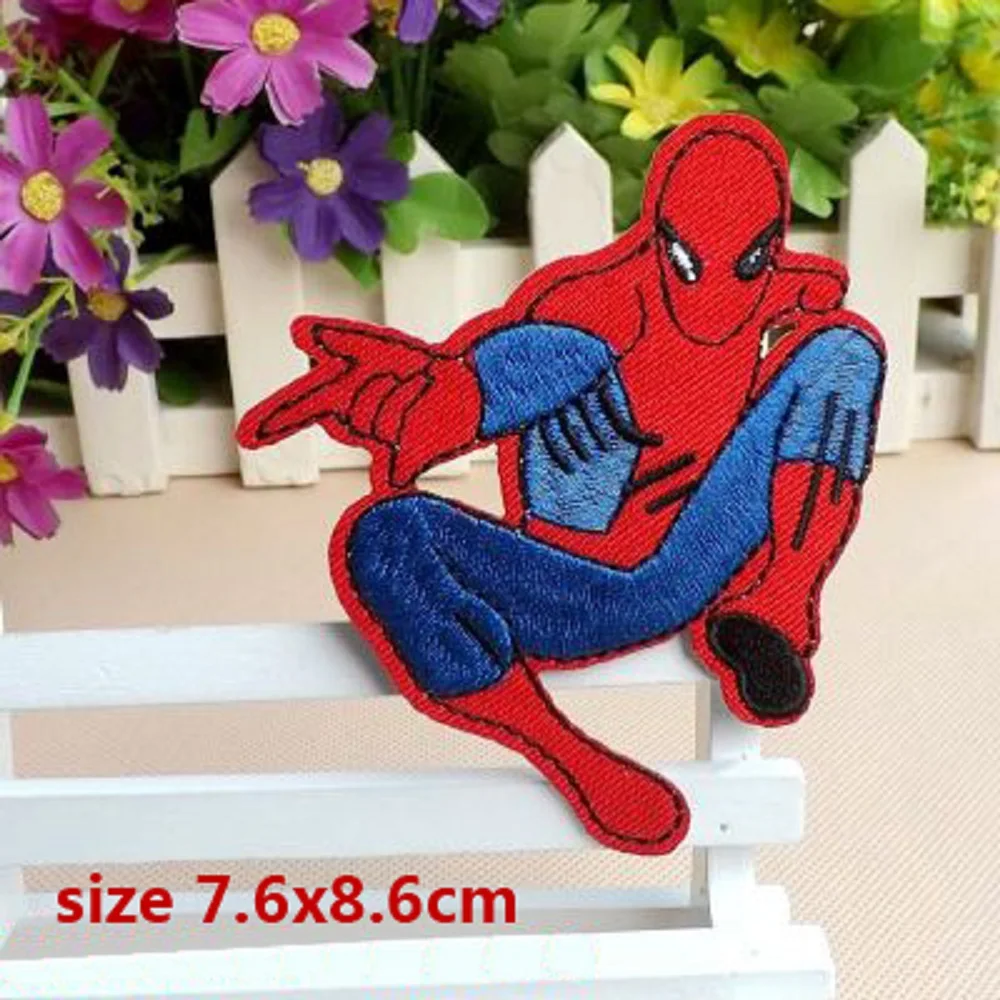 Персонализированные нашивки вышитые железные на патчи комиксы куртка патч