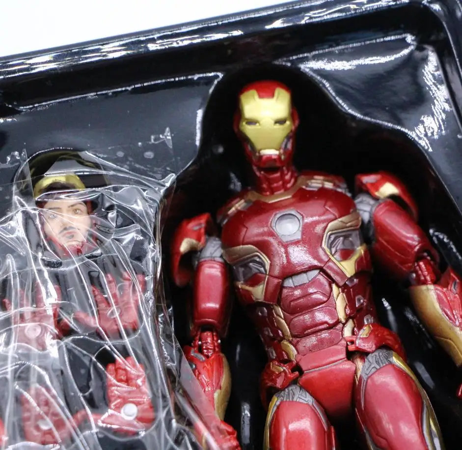 Mafex 022 экшн фигурки из фильма Мстители Железный человек марк45 игрушки|Игровые и