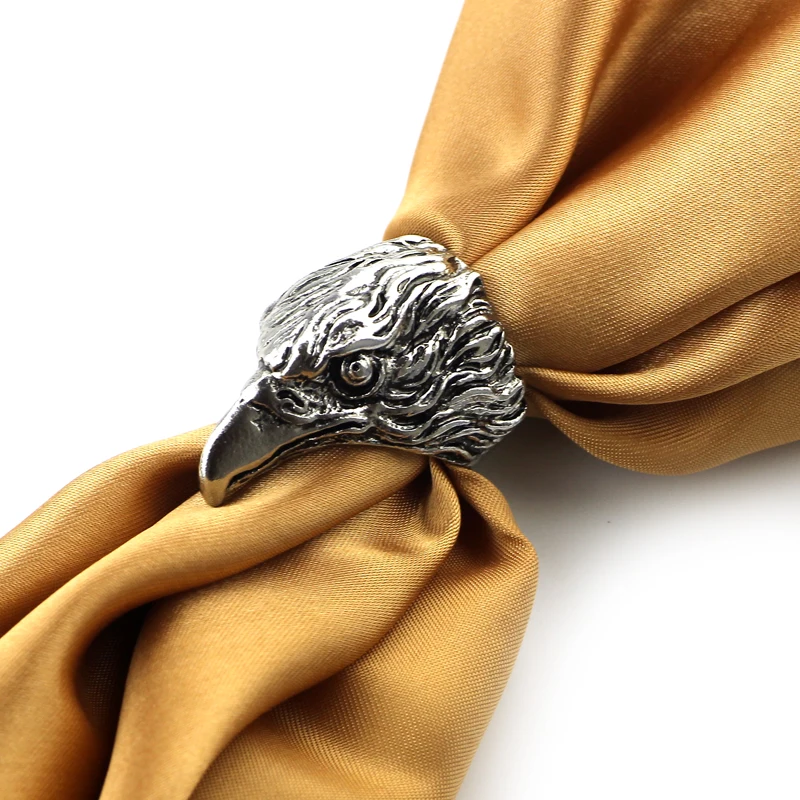 Мужское Винтажное кольцо в стиле панк с головой орла классное готический шик