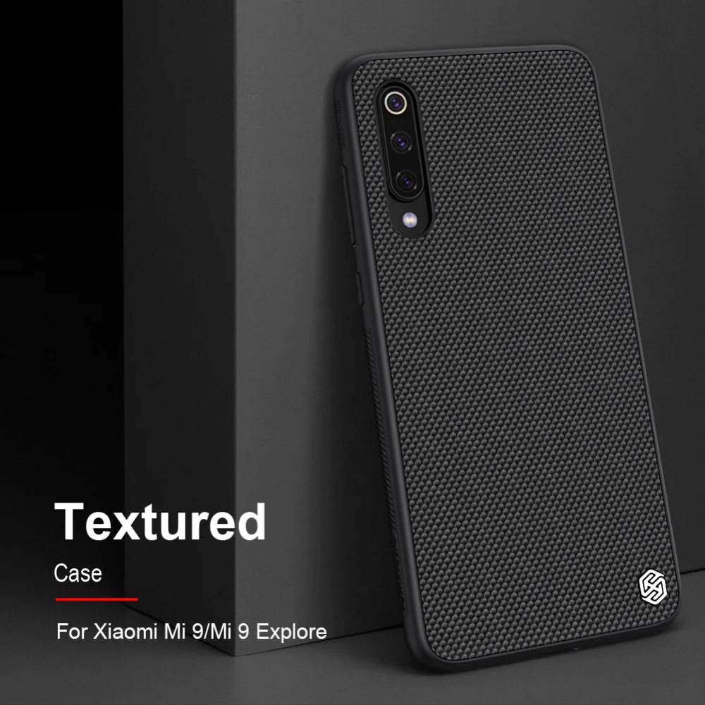 NILLKIN Textured Case For Xiaomi Mi9 mi 9 Ultra Silm Nylon Fiber Non-slip Business Frosted Back Cover Explorer | Мобильные телефоны