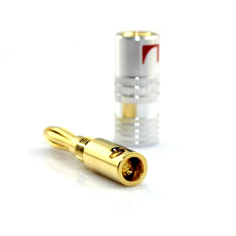 8 шт./4 пары высококачественный позолоченный музыкальный усилитель динамика |