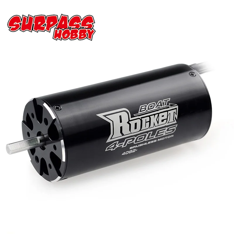 Двигатель SURPASS HOBBY Rocket 4082 1900KV 1600KV 4P для лодки Traxxas M41 катамарана Spartan 1000 мм (или