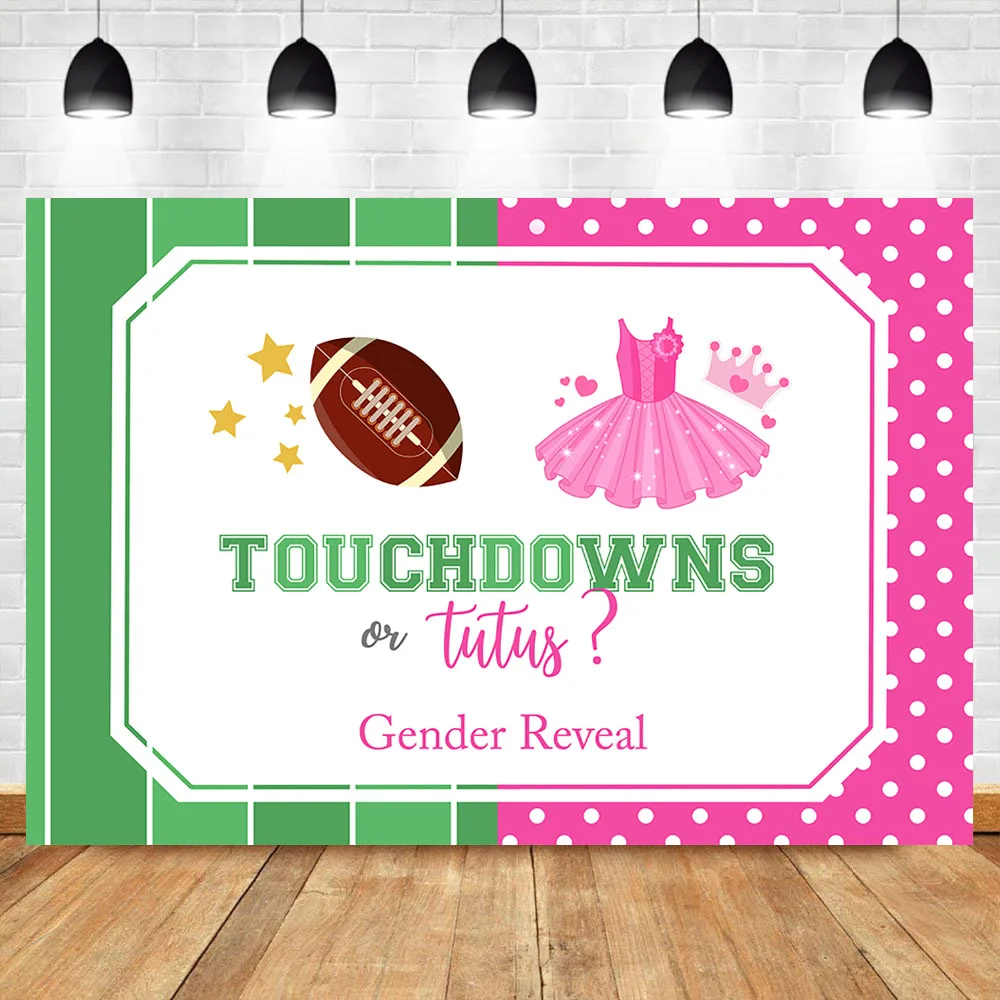 NeoBack Touchdowns или Tutus фон для фотосъемки с изображением пола Футбольная тема детский