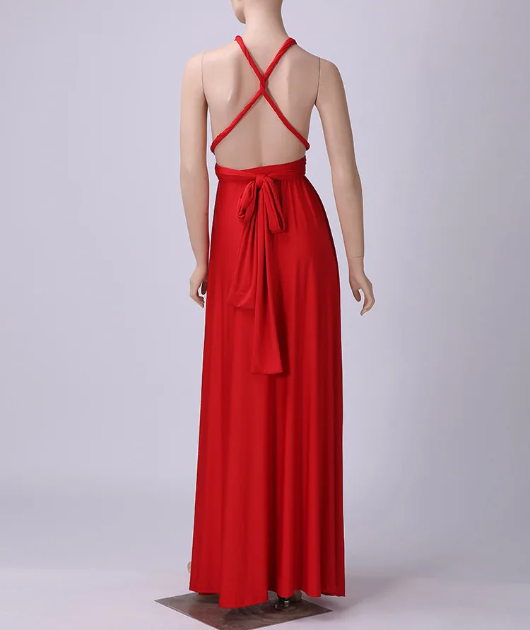 Sexy dress Multiway Wrap Convertible Boho Maxi Club Red Dress Bandage Long Dress Party Bridesmaids Infinity Robe Longue Femme
