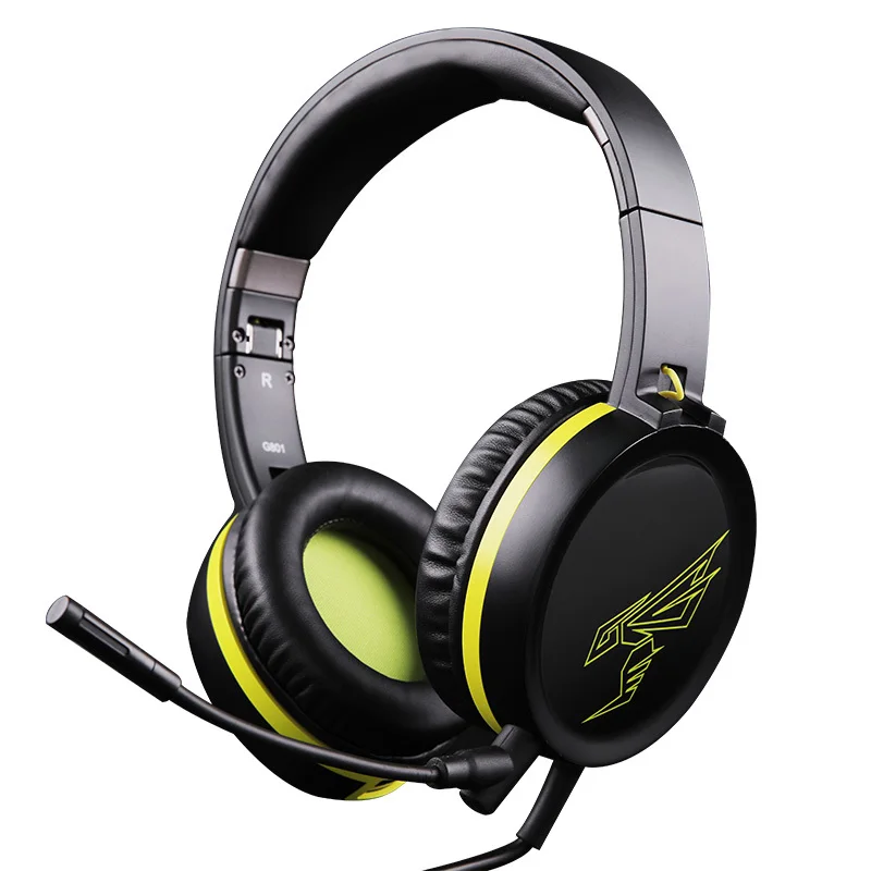 SOMIC G801 PS4 Игровые наушники Heaset для Xbox One Складные стерео наушники со съемным микрофоном 3,5 мм разъем для ноутбука телефона