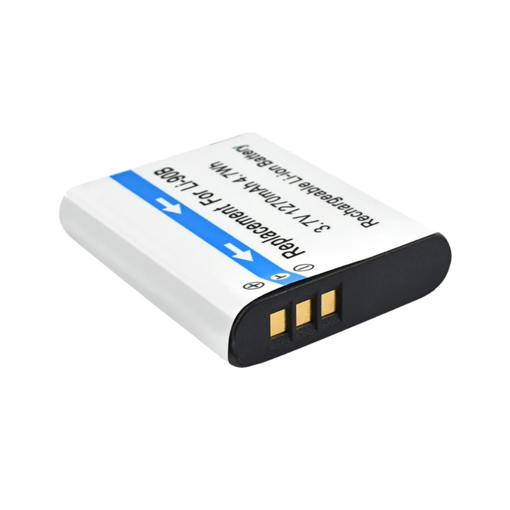 1X3 7 V 1270mAh LI Ion 90B LI90B аккумуляторная батарея для Olympus Tough TG 1 iHS 2 3 4 SH50 SH60 L30|Цифровые