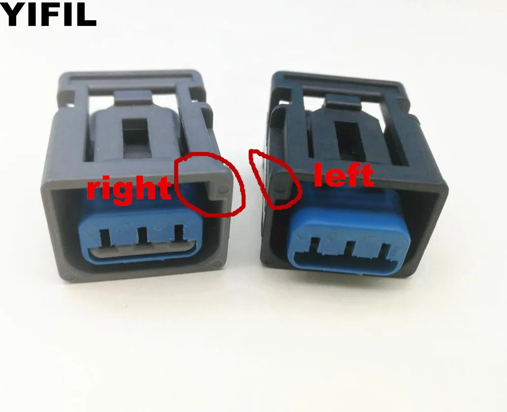 2 шт. 3 Pin/Way 2,2 мм катушка зажигания высокое напряжение разъем для Ford Focus катушки Honda 1W7T-14A464-MA левый и правый слот для карт