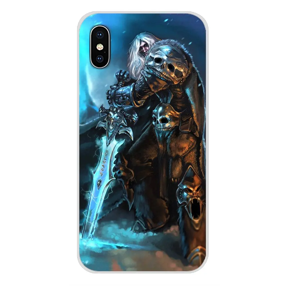 Чехол из ТПУ для Samsung Galaxy S3 S4 S5 Mini S6 S7 Edge S8 S9 S10 Lite Plus Note 4 5 8 9 World of Warcraft lich king