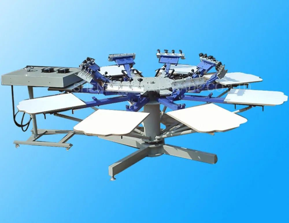 1 шт. электронная роторная теплопередающая машина 8 цветов станций для