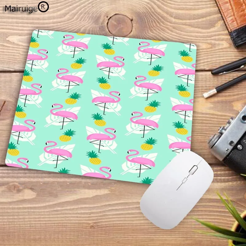 Mairuige 22X18CM Мышь pad Розовый фламинго стол матовой поверхностью Водонепроницаемый