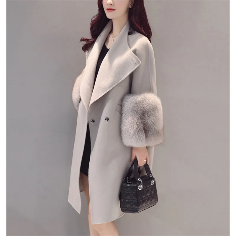 Женские пальто больших размеров 2020 зимнее в Корейском стиле модная уличная