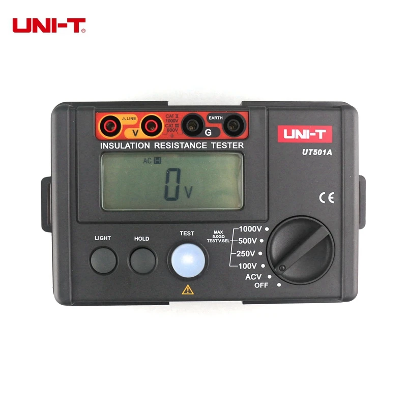 UNI T UT501A изоляции заземления Измеритель сопротивления Напряжение тестер