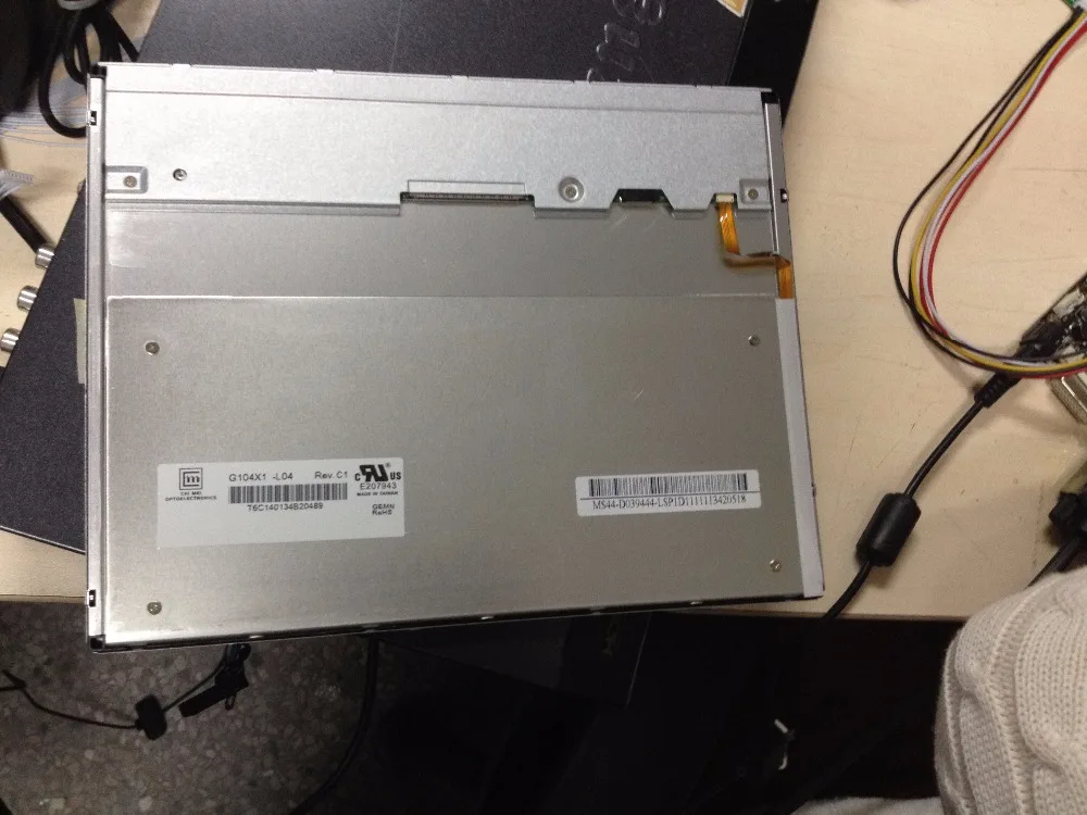 100% тестовая оригинальная промышленная ЖК-панель AUO с диагональю 10 4 дюйма G104X1-L04
