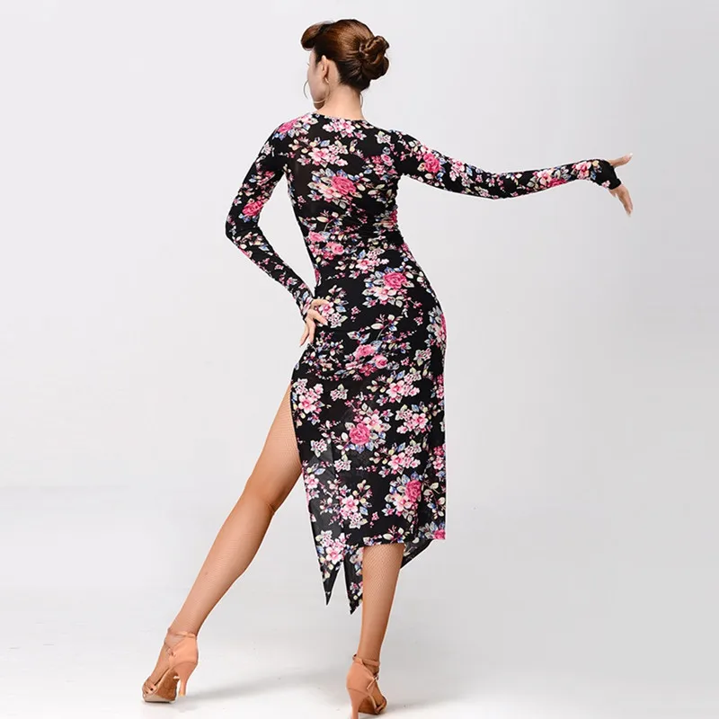 Платье для латинских танцев женское платье сальсы Румба современные