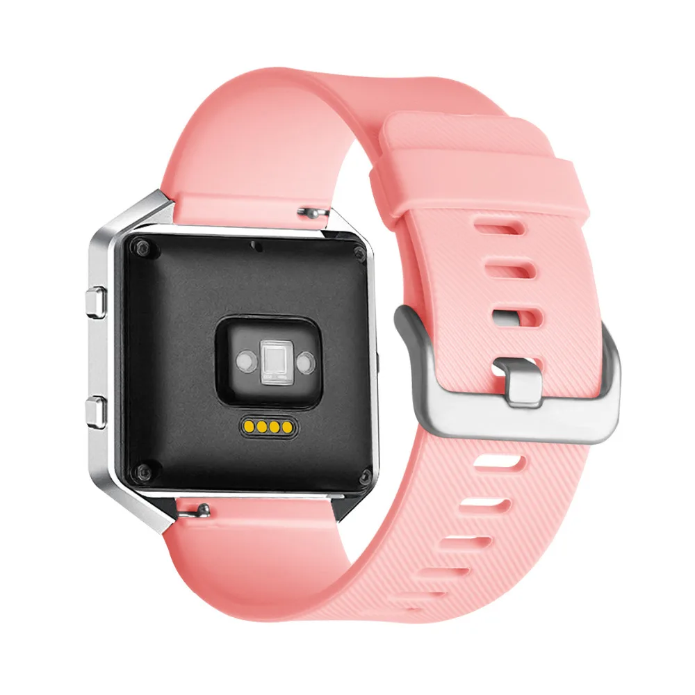 Силиконовый ремешок для fitbit blaze band replacment браслет на запястье ремень Correa smartwatch резиновый ремешок+ металлическая пряжка