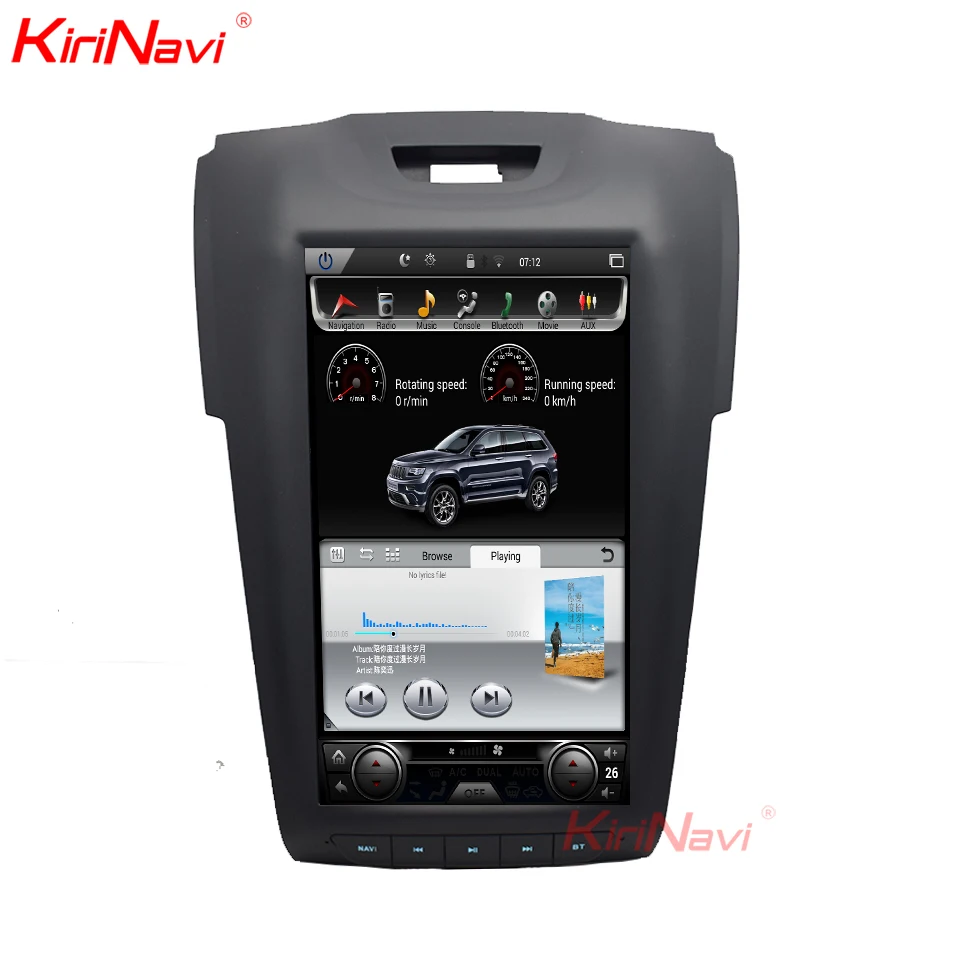 KiriNavi 11," Android 8,1 автомобильный Радио Мультимедиа gps навигация для Chevrolet S10 Colorado Trailblazer Isuzu D max автомобильный dvd-плеер