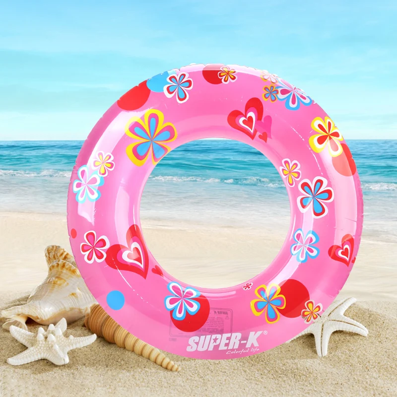 SI373-Pink-86cm Летний надувной мультфильм принцесса Красочные 80 см детский плавательный круг бассейн поплавок детские игрушки пляжные Водные Кольца для плавания - Цвет: SI373-Pink-86cm
