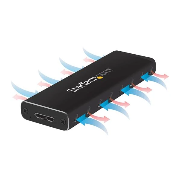 StarTech.com M.2 корпус SSD для SATA SSD-USB 3 0 (5 Гбит/с) с UASP 30 42 60 80 мм 2 Gen 1 (3 1) M | Компьютеры и офис