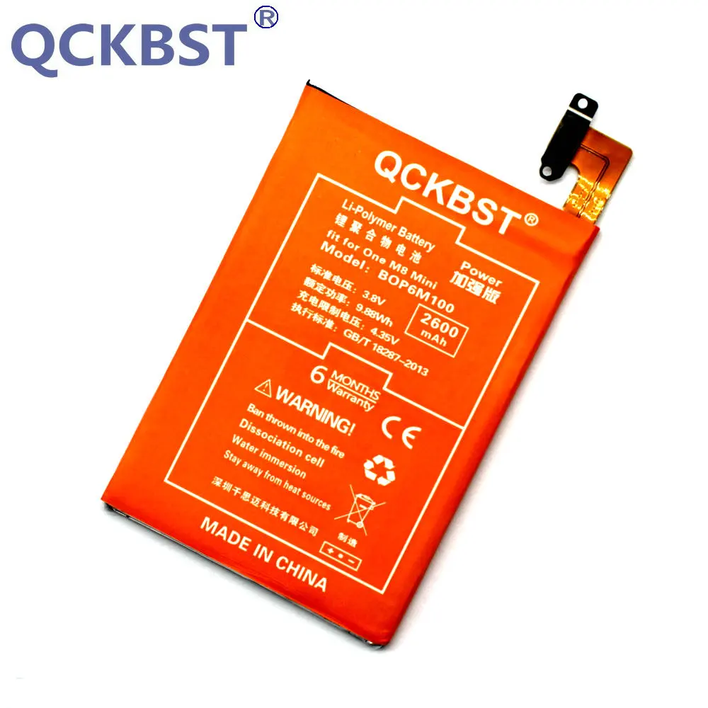 2600mAh BOP6M100 литий-ионный аккумулятор для HTC One Mini 2 mini2 / M8 mini M8mini телефон + код