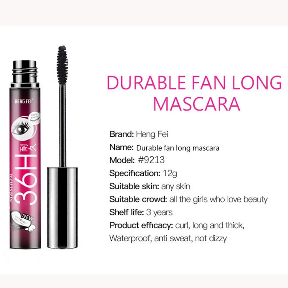 4D Тушь для ресниц удлиненная черная Водостойкая тушь наращивания инструмент