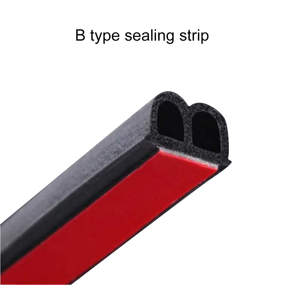 

8m Car B-type Sealing Strip Door Noise Strips Leakproof Dust Waterproof Strip Modified Wing Upgrade Version Anti-collision Strip