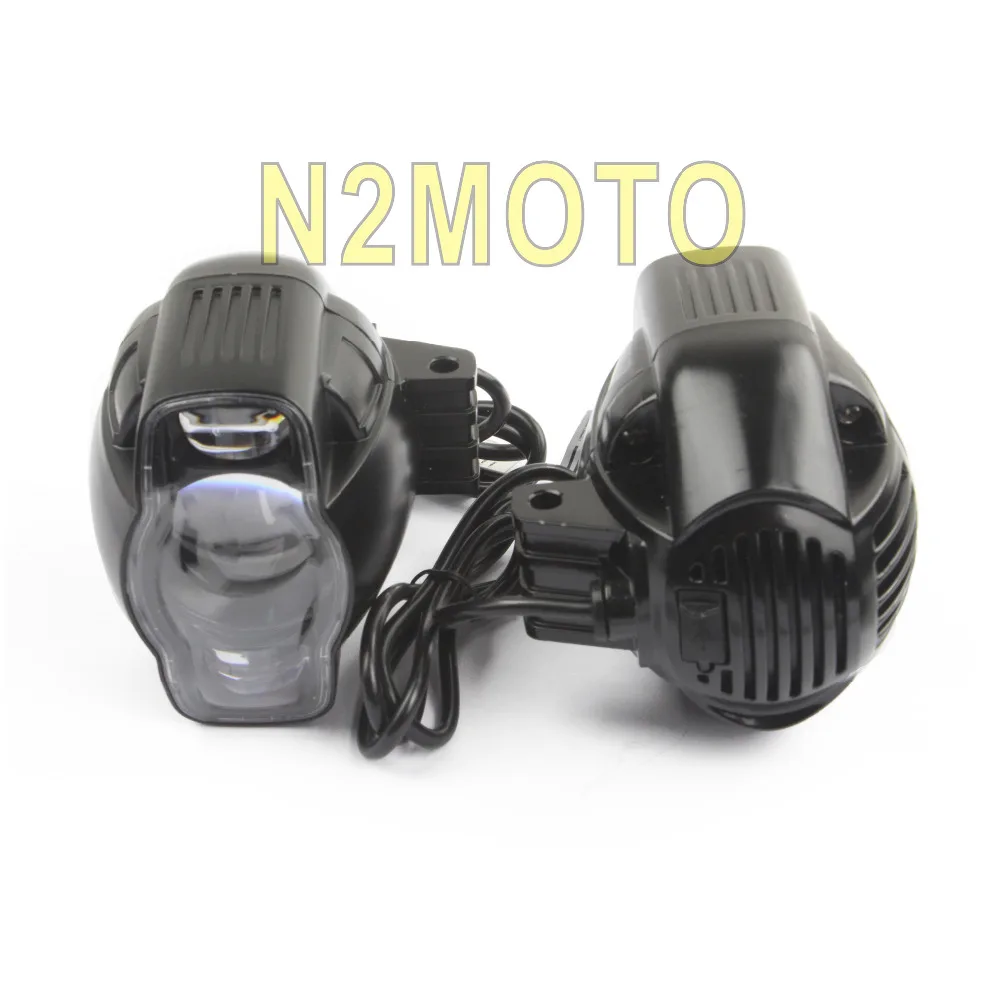 Светодиодсветильник противотуманная фара для мотоцикла 2 шт. вспомогательная с