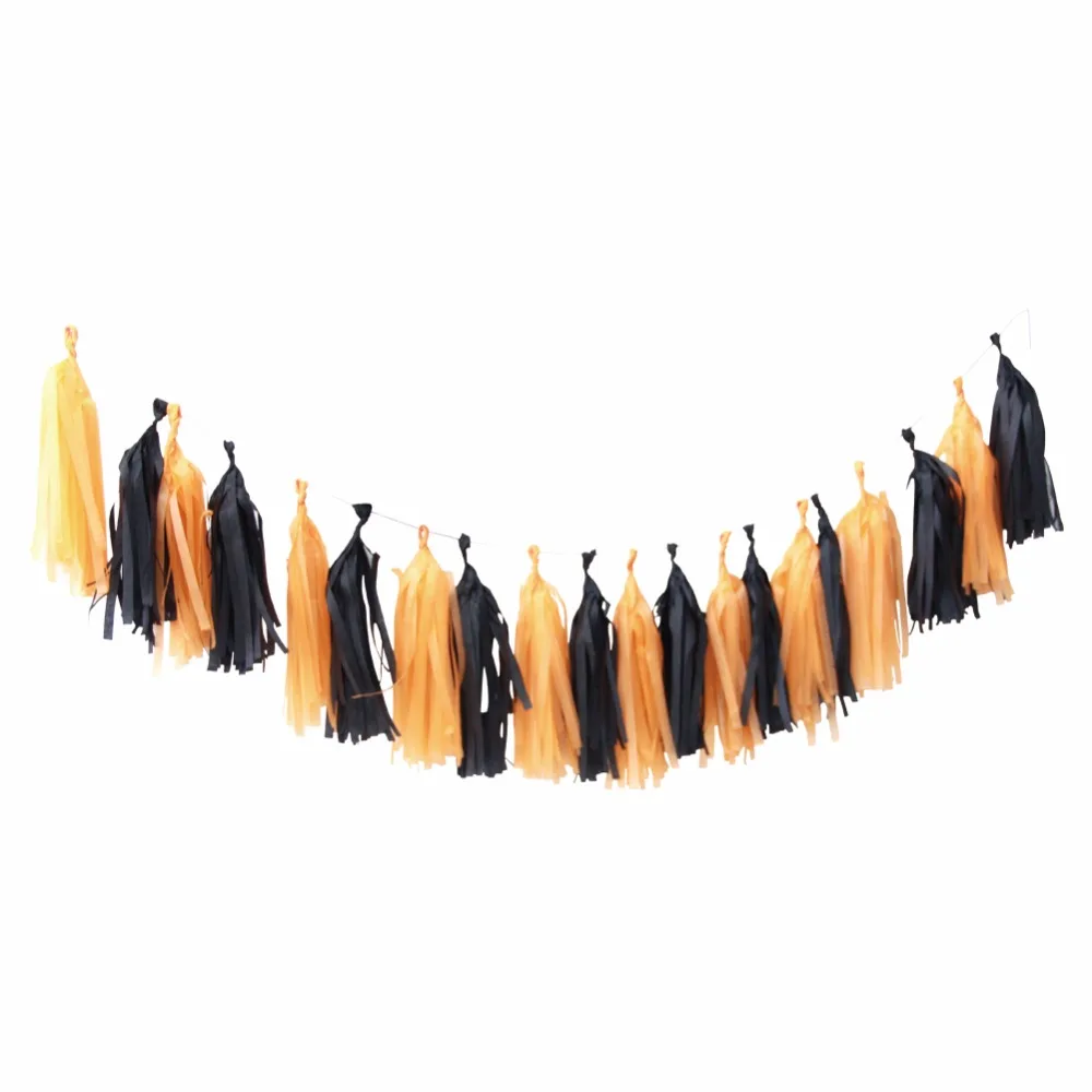 Sunbeauty 12pcs Halloween Decorations DIY Party Decoration Honeycomb Ball Decor pom poms Supplier Happy Banners | Дом и сад
