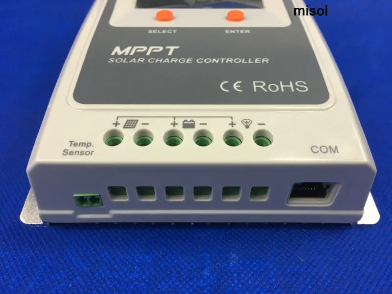 Tracer MPPT солнечный регулятор 10A с дистанционным измерителем 12/24 в контроллер