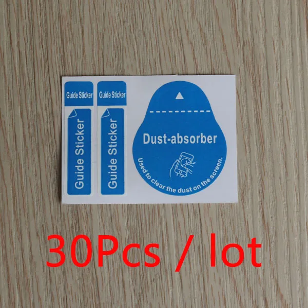 Dust-absorber 30 шт./лот мокрый сухой уборки чистящие тканевые салфетки для закаленное Стекло Экран протектор для объектив камеры LCD Экран s для удаления пыли бумаги - Цвет: Dust-absorber