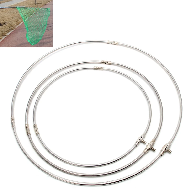 Принадлежности для рыбалки сетка головки Нержавеющая сталь Рыбалка Складная