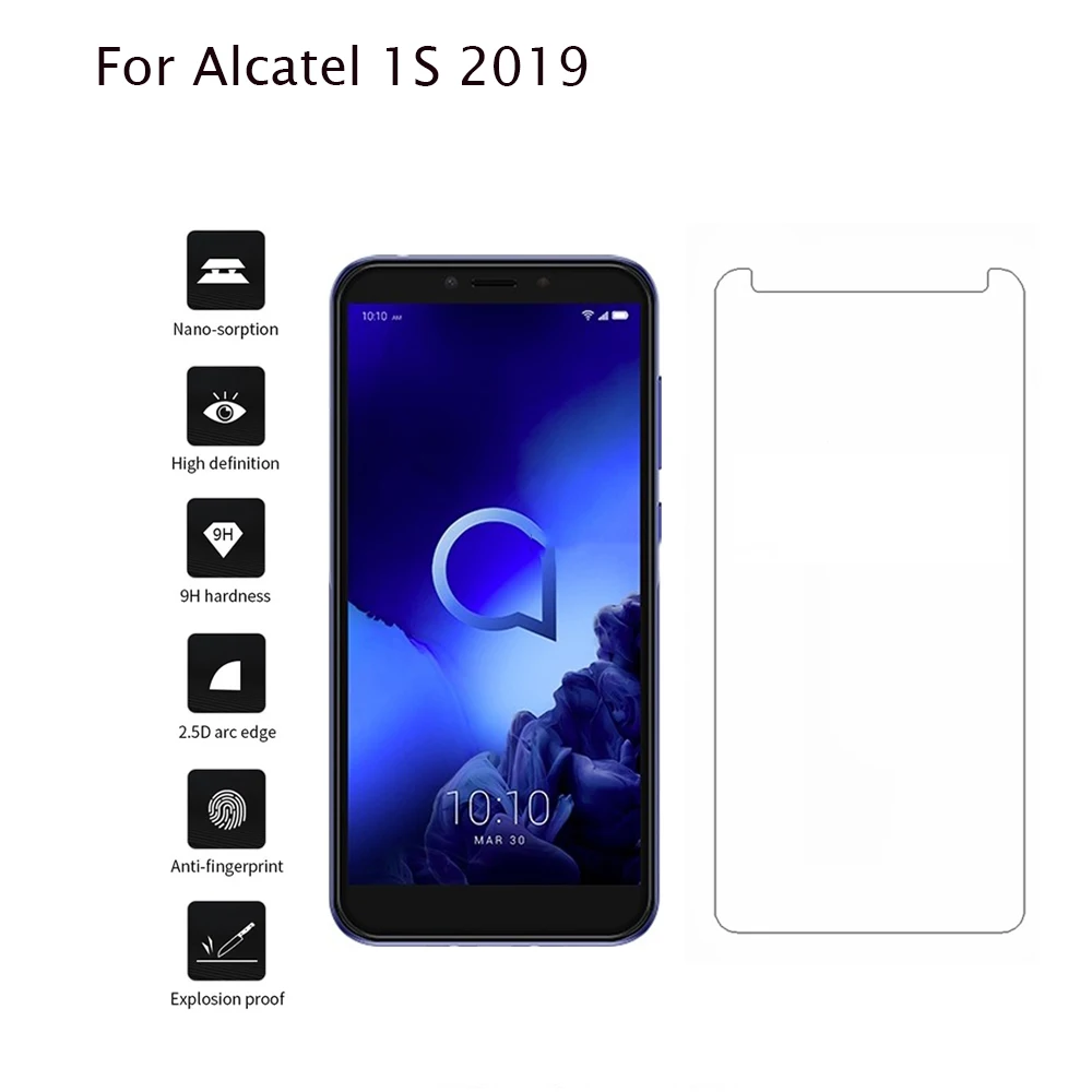 Alcatel 1 S 2019 5024D 5024Y 5024K 5024 D Y 5 Защитная пленка для экрана 9H закаленное стекло