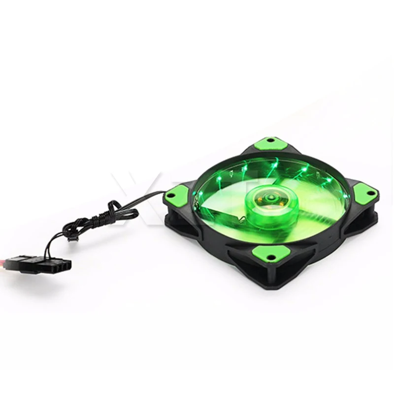 Высококачественный Ультра тихий светодиодный вентилятор 120 мм для компьютера