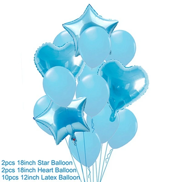 blue balloon PATIMATE 1st на день рождения первого мальчик гирлянда для маленьких девочек один год рождения баннер с днем День рождения Декор для дома я один овсянка - Цвет: blue balloon