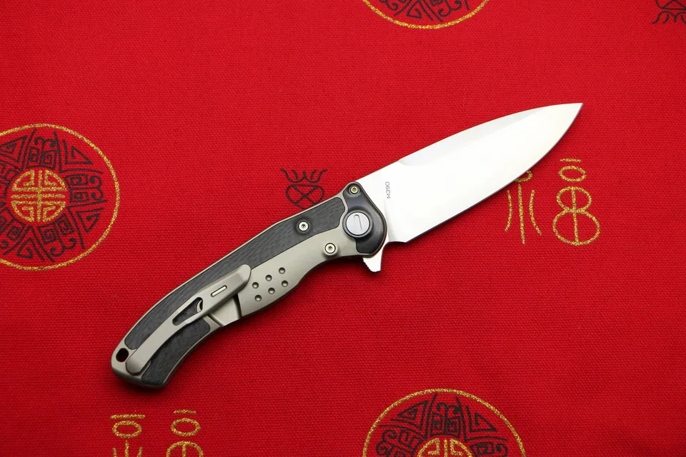 VENOM BONE DOCTOR M390 сталь титан CF Флиппер Складной нож Открытый Кемпинг Охота выживания карманные Кухонные Ножи EDC инструменты