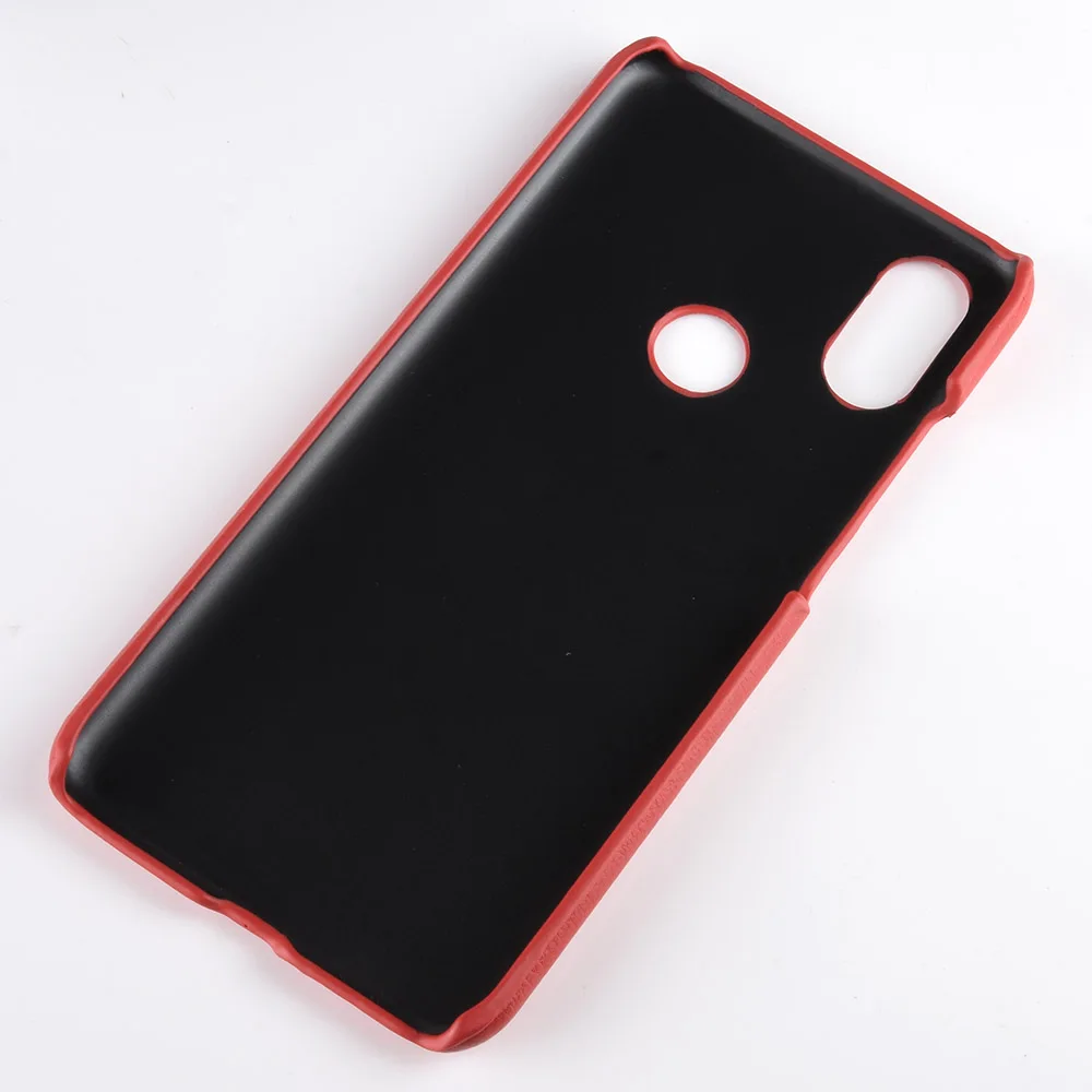 For Xiaomi Mi 6X/A2 Case Super Classic Ultra Thin Slim Leather Texture Hard PC Business Shield Retro Phone Protection Shell |