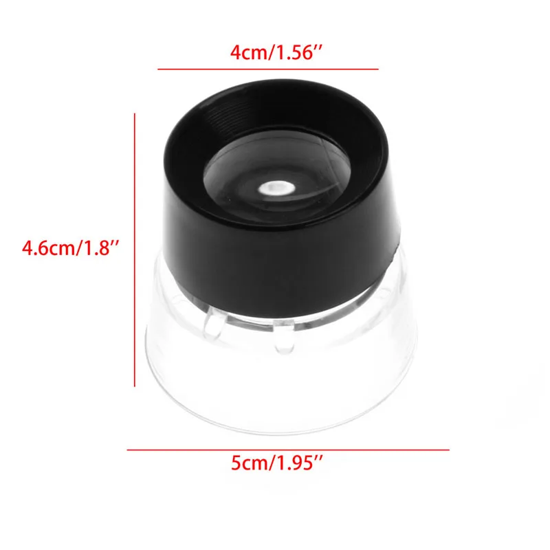 10X Eye Magnifiers Loupes Lens Jeweler Coin Stamp Monocular Magnifying Glass Jewelry Tools |