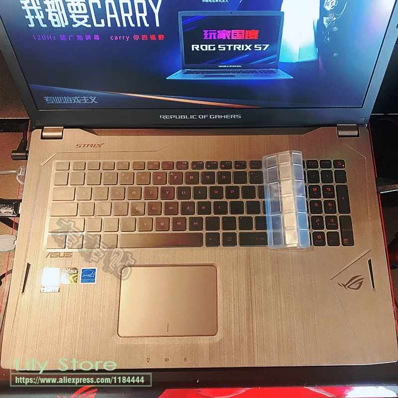 Защитная крышка для клавиатуры ноутбука ASUS GL702 GL702ZC GL702vm GL702v GL702vi gl702vsk ZX70 K751 A751 FX71 Pro