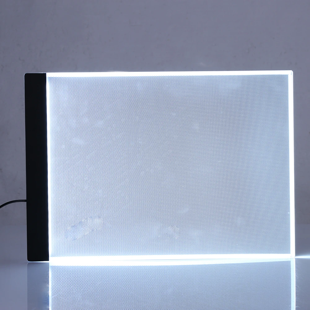 USB LED A4 Бумага привело скопировать Pad стол Книги по искусству Рисование Трассировка Трафарет совета touch Тип Книги по искусству ist стол плиты дети написание картина Планшеты графический планшет