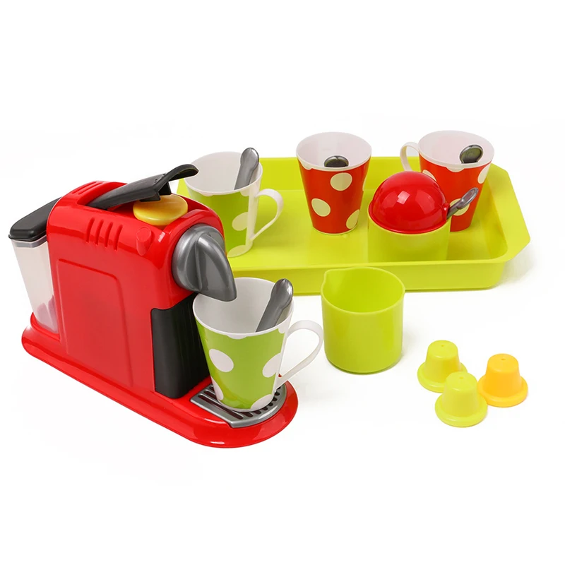 Имитация кофемашины мини CuteToys послеобеденный чай ролевые игрушечный театр набор игрушечной посуды для детей Рождественский подарок