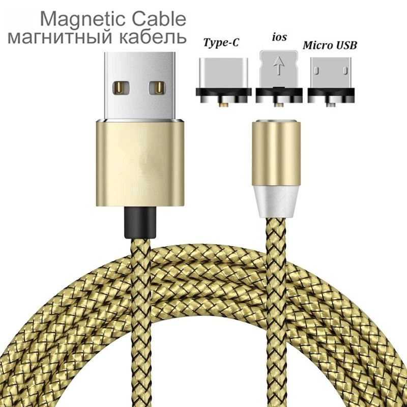 Магнитный кабель Micro USB Шнур Type-C для Samsung a50 a7 2018 магнитный Кабельный разъем