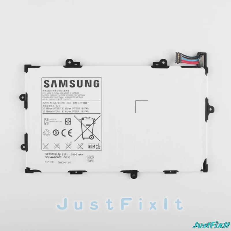 SP397281A 100% оригинальный планшетный аккумулятор для samsung Galaxy Tab 7 i815 P6800 P6810