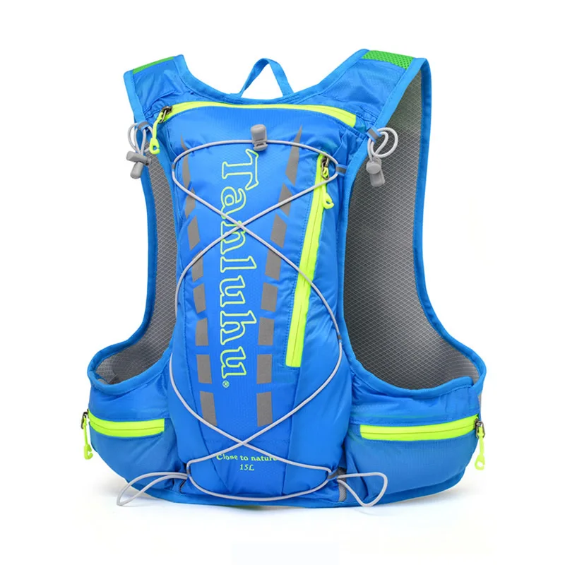 Легкая сумка для марафона рюкзак с жилетом гидратации 10 л отражателем бега