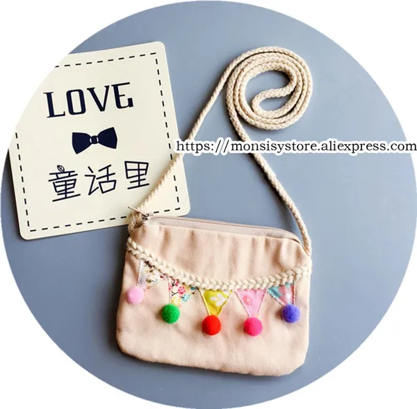 White Ball Bag Monsisy/Кошелек для монет для девочек, Детский кошелек, маленький кошелек для мелочи, Детская сумка, сумочка для денег и монет, держатель для зимы, Kawaii Cat, Детская подарочная сумка - Цвет: White Ball Bag