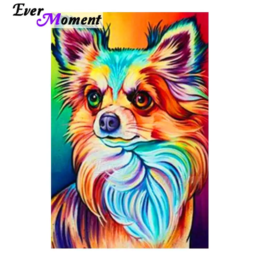 Набор для алмазной вышивки Стразы 3F309 с собакой|Алмазная мозаика и вышивка| |