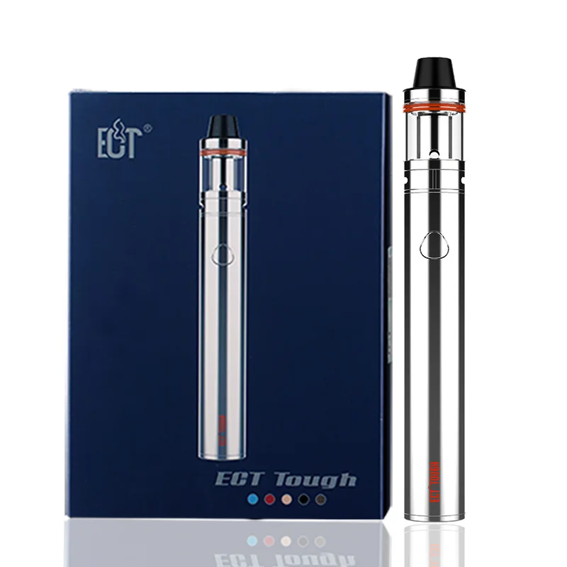 Новый ect оригинальный жесткие cigarrette 2 0 мл огромные испаритель 2200 мАч батареи