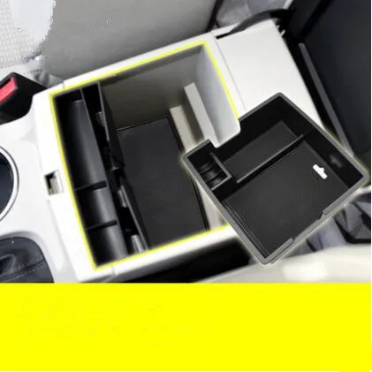 EAZYZKING Car-Styling Dedicated Modified Central Armrest Storage Box Glove Box Tray Pallet for Ford for EVEREST TITANIUM